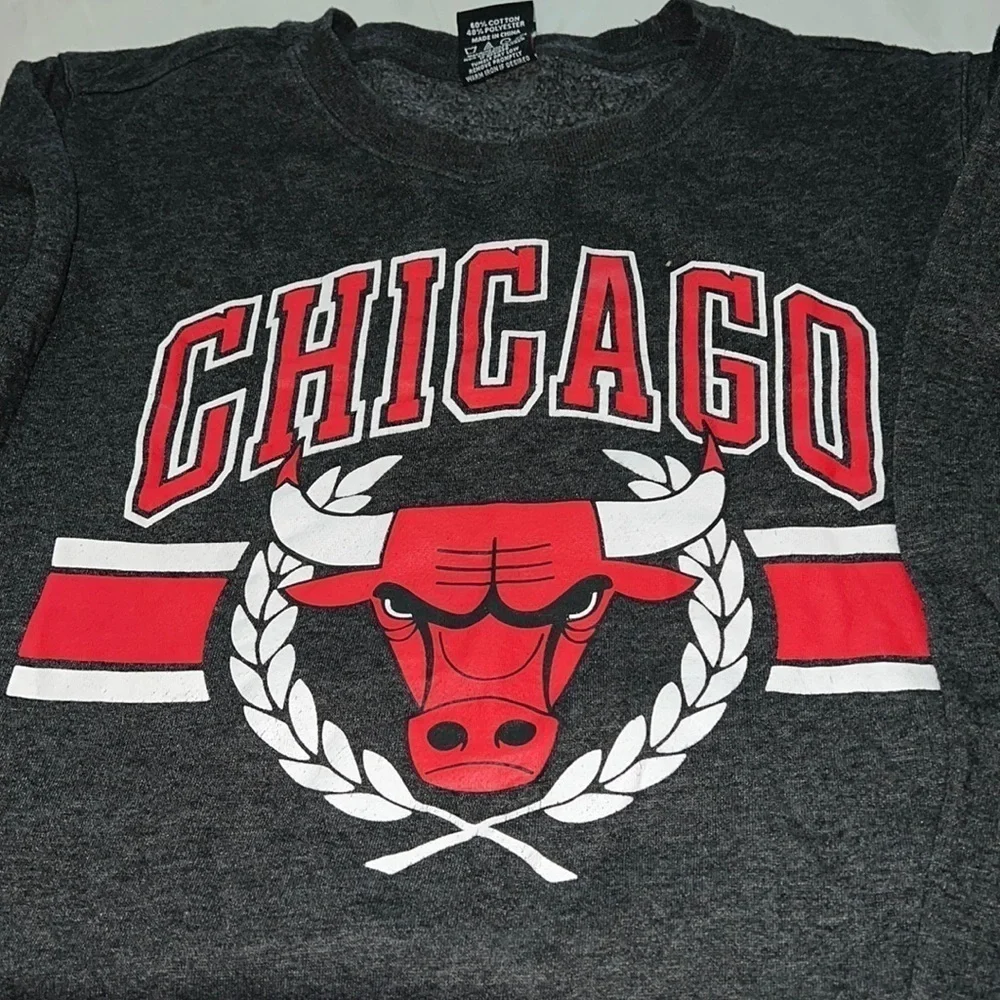 Chicago‎ Bulls NBA gray women’s vintage long sleeve sweatshirt Sz XL